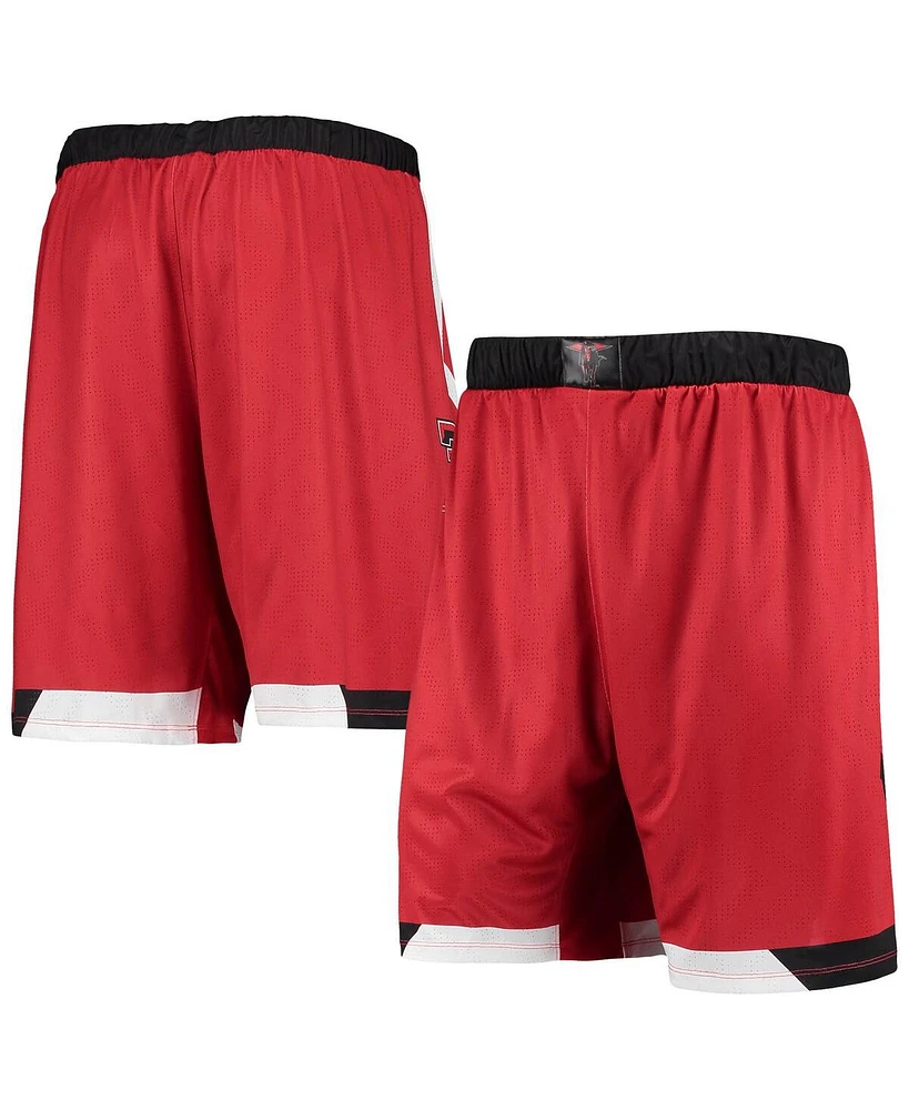 Men's Under Armour Red Texas Tech Raiders Team Replica Basketball Shorts