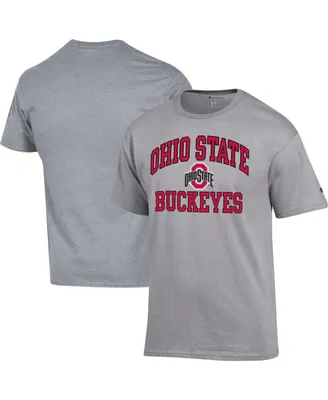 Men's Champion Heather Gray Ohio State Buckeyes High Motor T-shirt