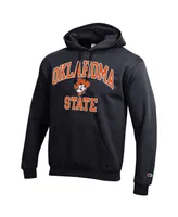 Men's Champion Black Oklahoma State Cowboys High Motor Pullover Hoodie