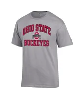 Men's Champion Heather Gray Ohio State Buckeyes High Motor T-shirt