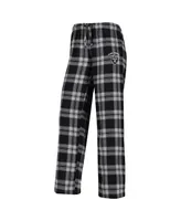 Women's Concepts Sport Black, Gray Las Vegas Raiders Plus Badge T-shirt and Pants Sleep Set