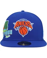 Men's New Era Blue York Knicks Stateview 59FIFTY Fitted Hat