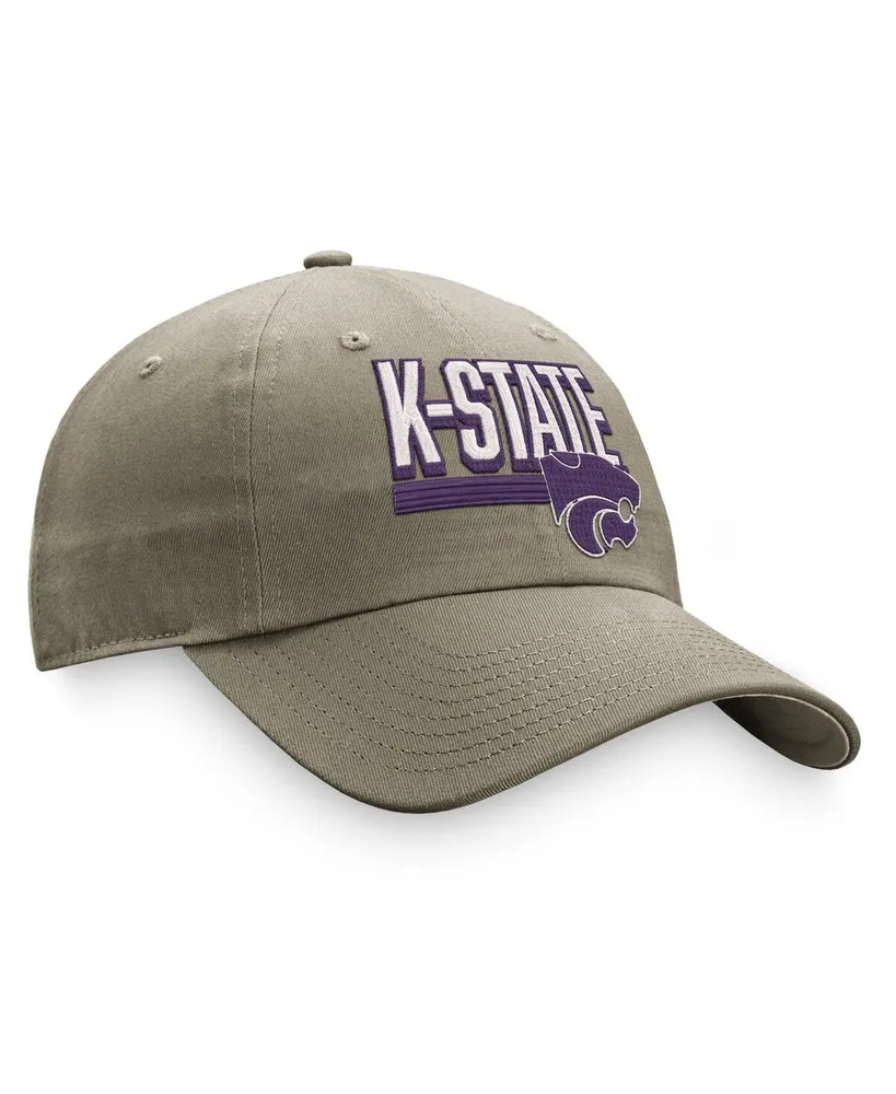 Men's Top of the World Khaki Kansas State Wildcats Slice Adjustable Hat