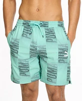 Puma Men's Printed 7" Swim Trunks