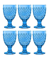 TarHong Hobnail Goblet Set of 6