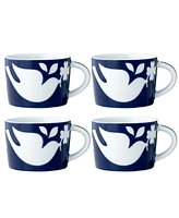 Noritake Bluefjord Set of 4 Cups