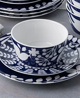Noritake Bluefjord Set of 4 Cereal Bowls