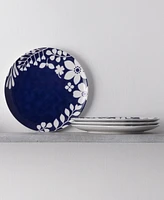 Noritake Bluefjord Set of 4 Dinner Plates