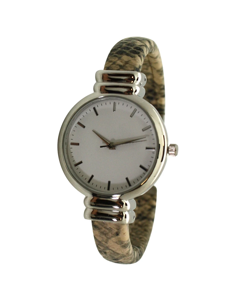 Olivia Pratt Snake-Tone Bangle Women Watch