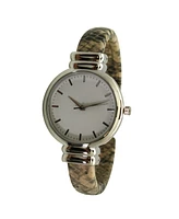 Olivia Pratt Snake-Tone Bangle Women Watch