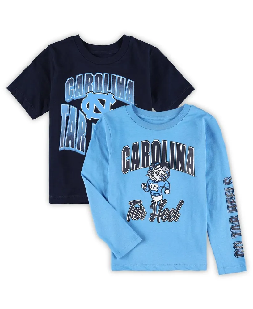 Youth Champion Carolina Blue North Carolina Tar Heels Lockup Long Sleeve T- Shirt