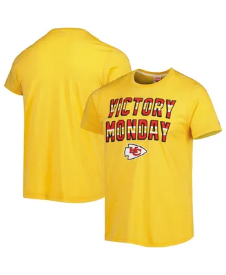 Men's Homage Gold Kansas City Chiefs Victory Monday Tri-Blend T-shirt