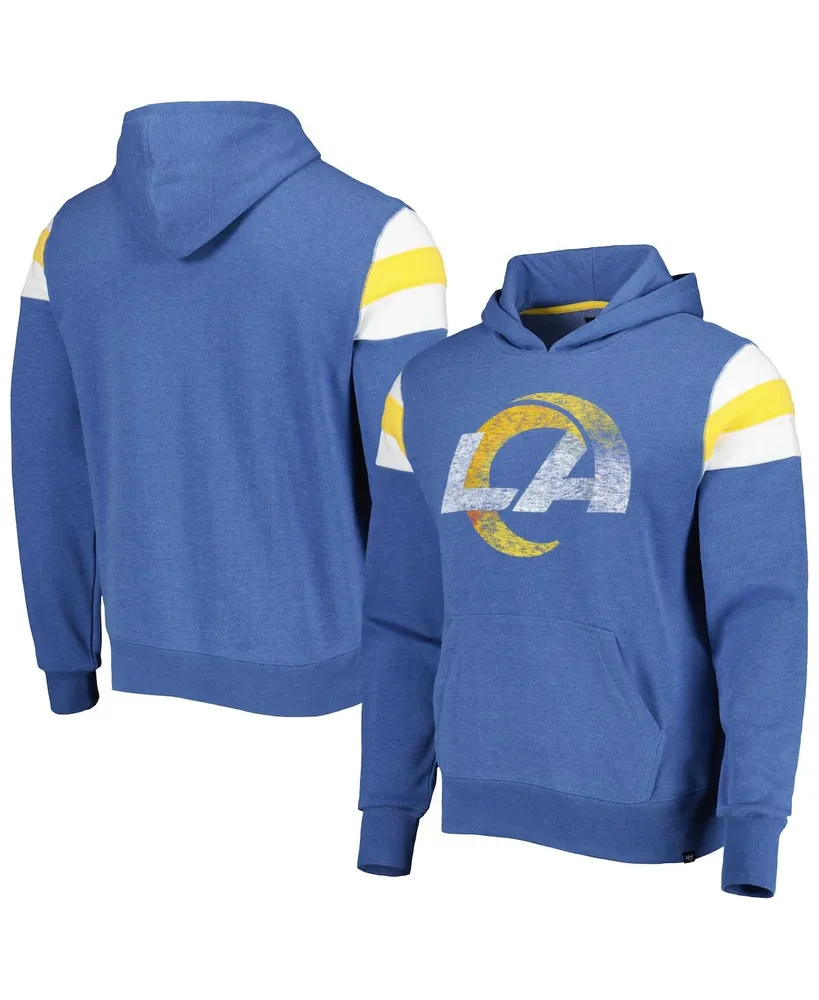 Men's '47 Brand Royal Los Angeles Rams Premier Nico Pullover Hoodie