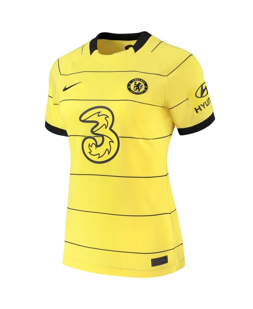 Women's Nike Yellow Chelsea 2021/22 Away Breathe Stadium Jersey