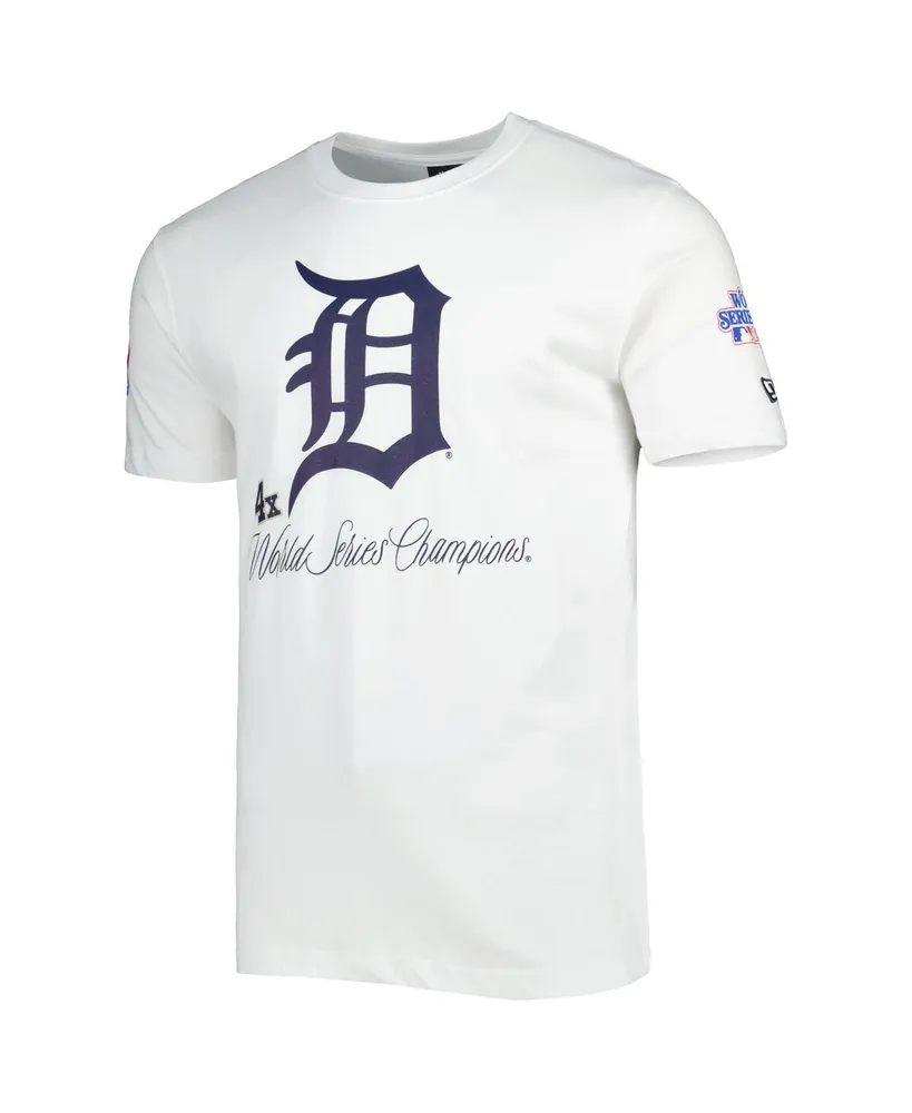 Men's New Era White Detroit Tigers Historical Championship T-shirt