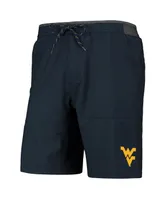 Men's Columbia Navy West Virginia Mountaineers Twisted Creek Omni-Shield Shorts