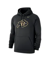 Men's Nike Black Colorado Buffaloes Logo Club Pullover Hoodie