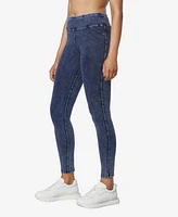 Andrew Marc Sport Women's Full Length Pull On Legging Pants