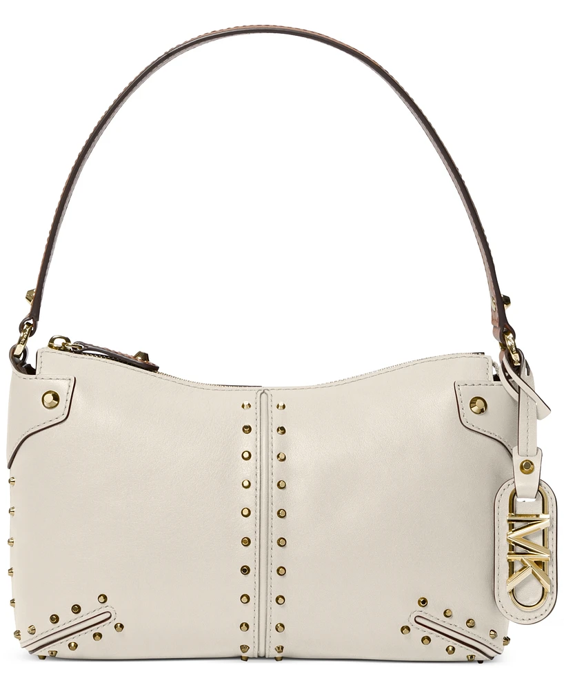 Michael Kors Astor Large Studded Leather Pouchette