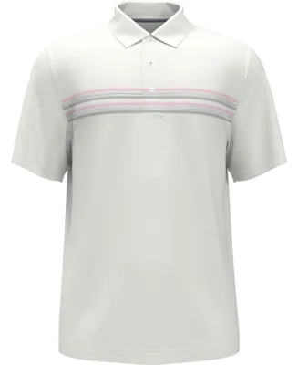 Pga Tour Big Boys Chest Stripe Short Sleeve Golf Polo Shirt