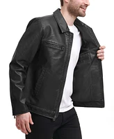 Levi's Men's Faux Leather Zip-Front Jacket