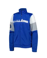 Women's G-iii 4Her by Carl Banks Blue Dallas Mavericks Change Up Full-Zip Track Jacket