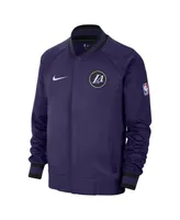 Men's Nike Gray, White Los Angeles Lakers 2022/23 City Edition Showtime Thermaflex Full-Zip Jacket