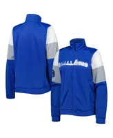 Women's G-iii 4Her by Carl Banks Blue Dallas Mavericks Change Up Full-Zip Track Jacket