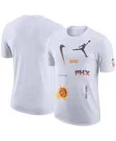 Men's Jordan White Phoenix Suns Courtside Statement Edition Max90 T-shirt