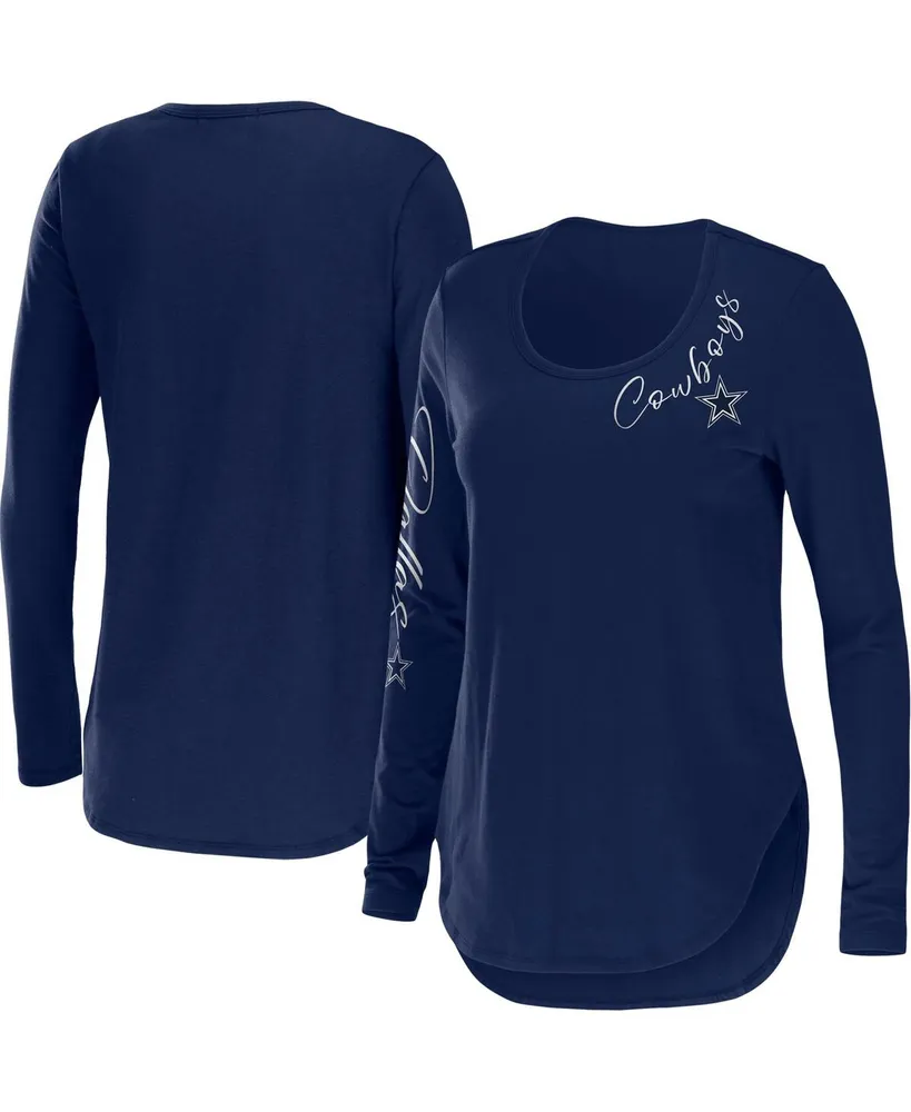 Lids Dallas Cowboys WEAR by Erin Andrews Women's Waffle Henley