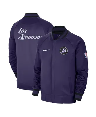 Men's Nike Gray, White Los Angeles Lakers 2022/23 City Edition Showtime Thermaflex Full-Zip Jacket