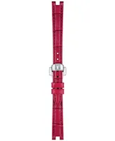 Tissot Women's Swiss Bellissima Pink Topaz (1/4 ct. t.w.) Pink Leather Strap Watch 26mm