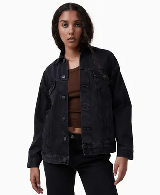 Cotton On Women's The Oversized Denim Jacket