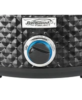 Brentwood Appliances 3.5 Quart Diamond Pattern Electric Slow Cooker