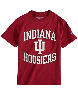 Big Boys Champion Crimson Indiana Hoosiers Circling Team Jersey T-shirt