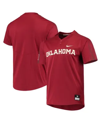 Men's and Women's Nike Crimson Oklahoma Sooners Replica Softball Jersey
