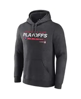 Men's Fanatics Charcoal Washington Capitals 2022 Stanley Cup Playoffs Playmaker Pullover Hoodie