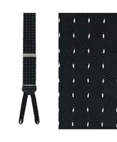 Trafalgar Men's Pin Dot Formal End Suspenders