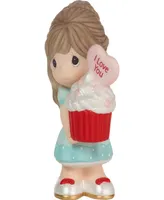 Precious Moments 222001E You Bake Me Happy Brunette Girl Porcelain Figurine