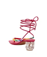 Katy Perry Women's The Cubie Bead Lace Up Sandals