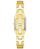 Anne Klein Women's Three Hand Quartz Gold-tone Stainless Steel Band