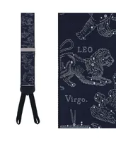 Trafalgar Men's Retro Pattern Constellations Limited Run Silk Suspenders