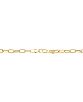 Paperclip Link Chain Ankle Bracelet in 10k Gold, Created for Macy's