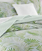 Charter Club Damask Designs Cascading Palms 300-Thread Count 3-Pc. Duvet Cover Set, King, Created for Macy's