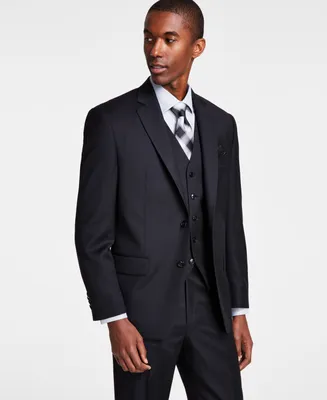 Michael Kors Men's Classic-Fit Wool-Blend Stretch Solid Suit Jacket