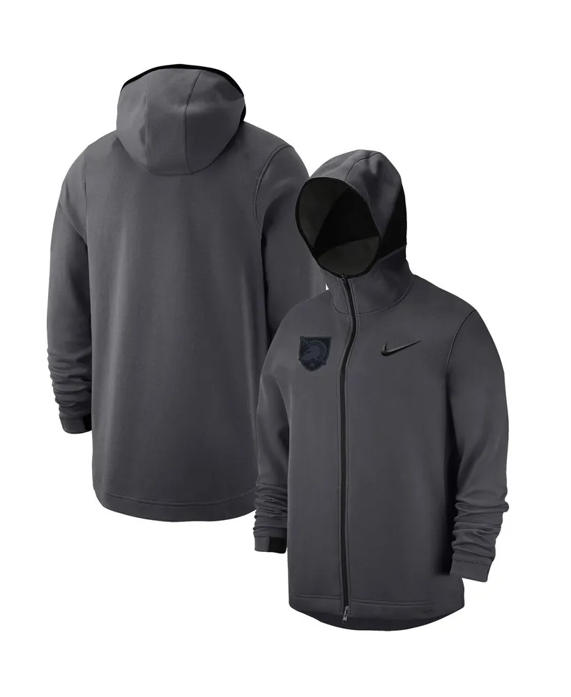 Men's Nike Anthracite Army Black Knights Tonal Showtime Full-Zip Hoodie