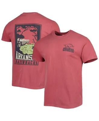 Men's Crimson Arkansas Razorbacks Hyperlocal Tree T-shirt