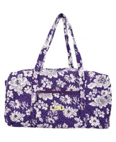 Men's and Women's Vera Bradley Lsu Tigers Rain Garden Large Travel Duffel Bag