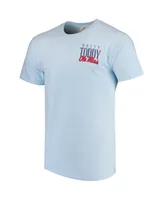 Men's Light Blue Ole Miss Rebels Welcome to the South Comfort Colors T-shirt