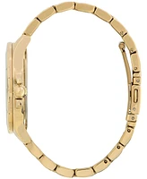 Olivia Burton Women's Sports Luxe Guilloche Gold-Tone Steel Watch 36mm